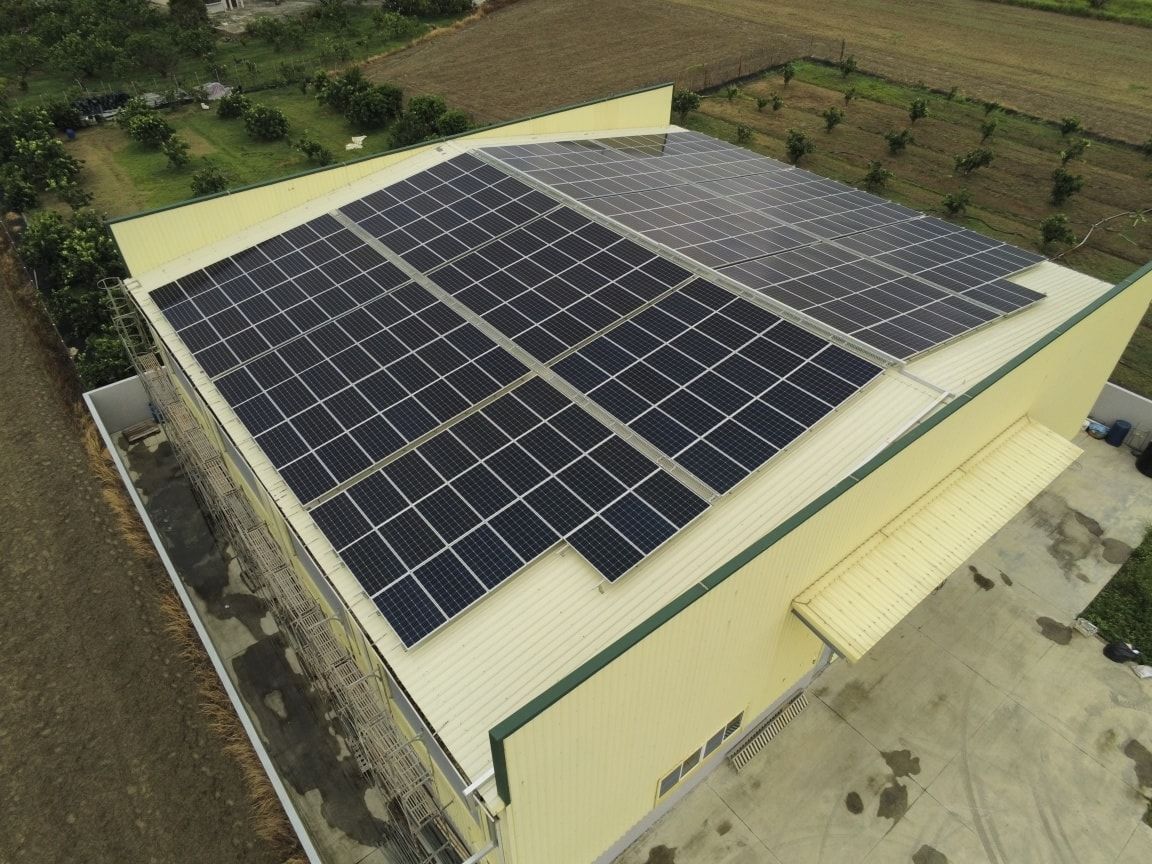 集貨場屋頂型太陽光電躉售系統-完工.jpg